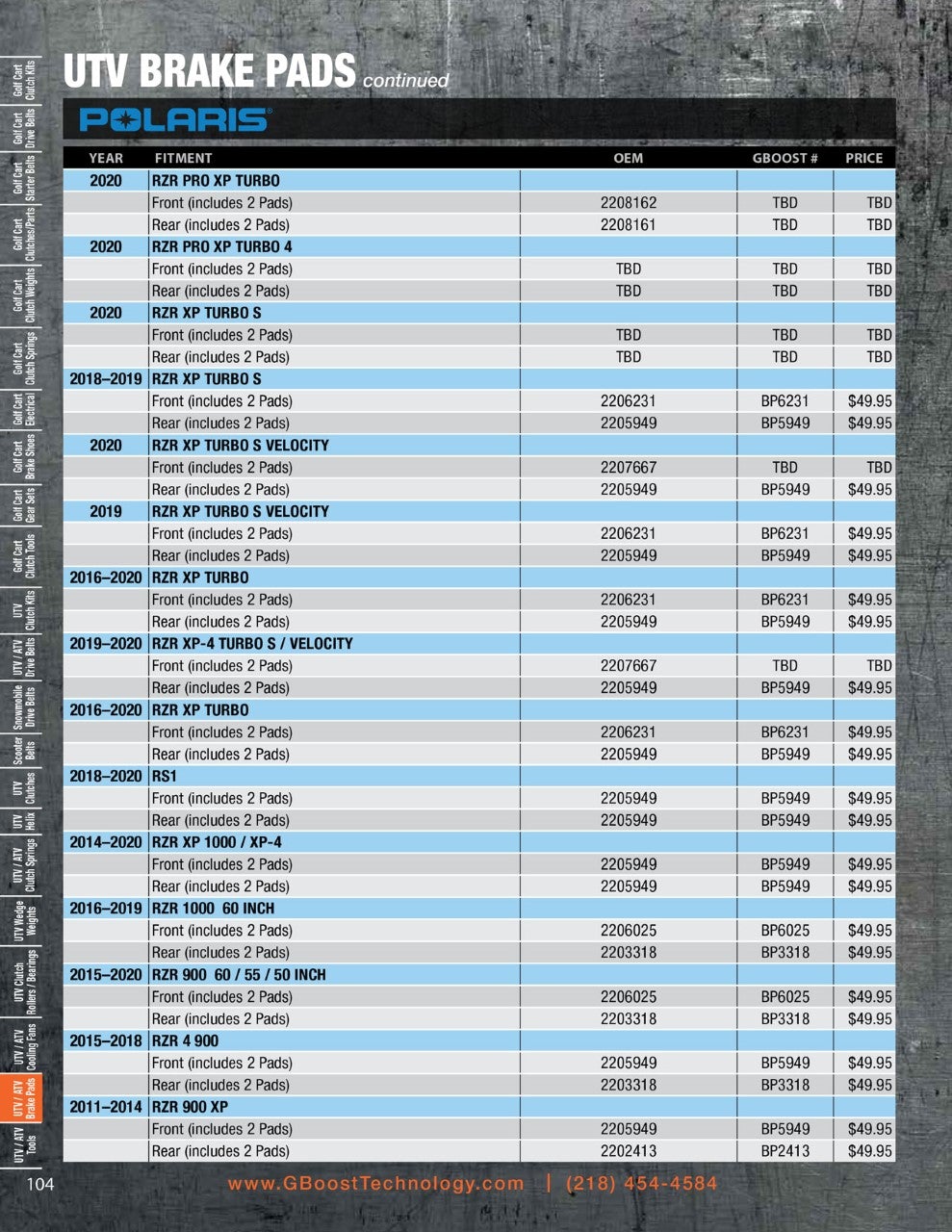 BP2HC805 - Extreme Duty Brake Pads - YAMAHA