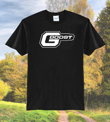 Gboost T-Shirt - BLACK w/WHITE Logo