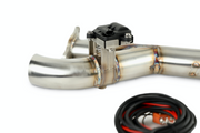 SIDE PIECE Header Pipe with Electronic Cutout - RZR Turbo