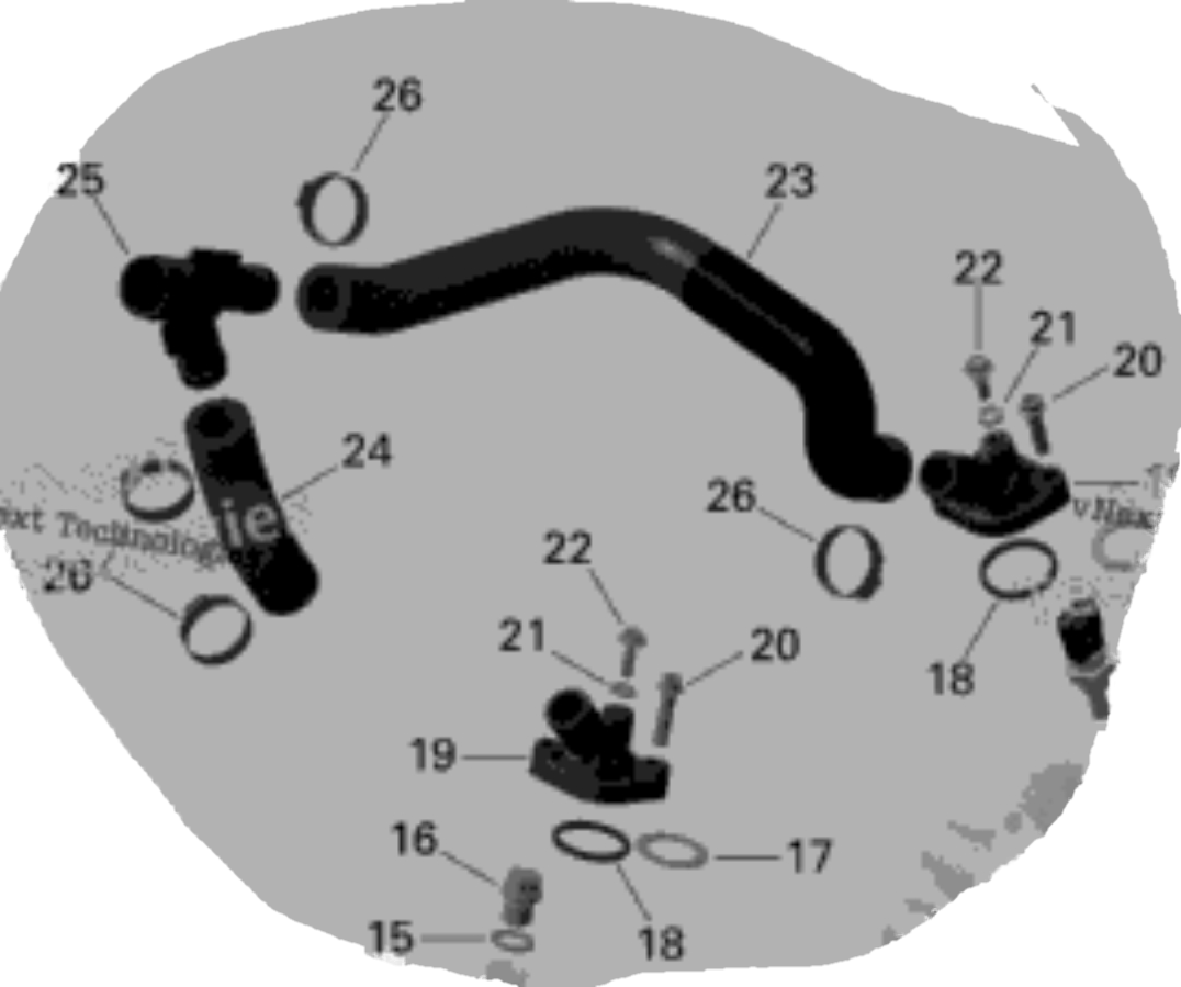 CANAM VTWIN WATER NECK GASKETS (2)