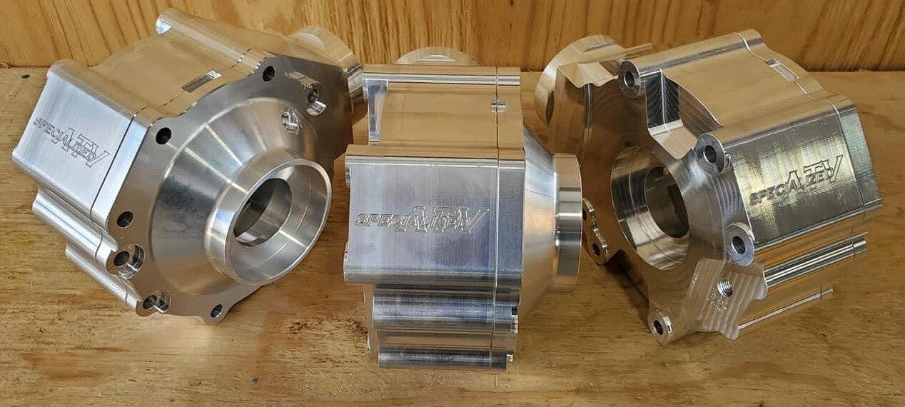 Xmr Rear Diff XMR Rear Billet Differential with SPATV â High Tech Powersports